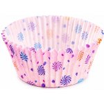 Cake star papírové košíčky na muffiny a cupcakes barevné 50x30 mm 100ks vzor 14 – Sleviste.cz