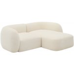 Kave Home Béžová rohová pohovka Martina 230 cm, pravá – Zboží Dáma