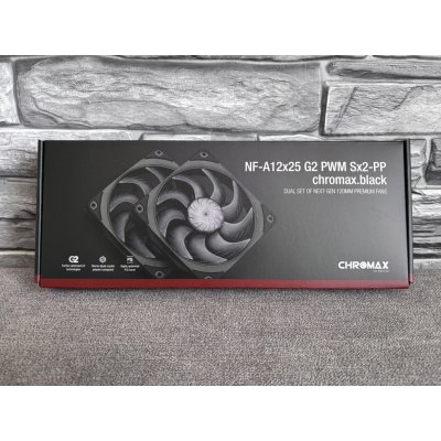 Noctua NF-A12x25 G2 PWM Sx2-PP chromax.black – Hledejceny.cz