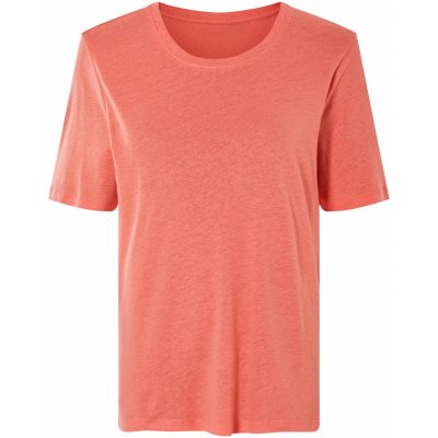 esmara Dámské lněné triko korálová – Zboží Mobilmania