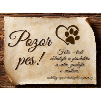 Sport hobby Cedulka Vlastní pes Pozor pes CP1002 20 x 15 cm – Zboží Dáma