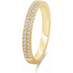 Brilio Silver Třpytivý pozlacený s čirými zirkony RI059Y – Zboží Dáma