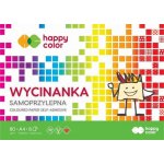 happy color Barevné papíry samolepicí 80g/m2 8 listů A4 – Zboží Dáma