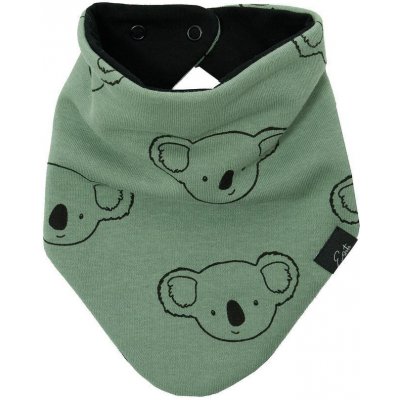 ESITO Šátek na krk bavlna Koala olivová – Zboží Mobilmania
