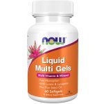 Now Foods Liquid Multi Gels 60 kapslí – Hledejceny.cz