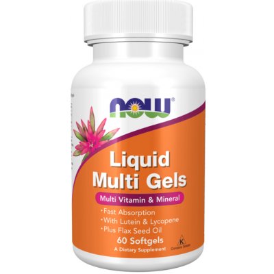 Now Foods Liquid Multi Gels 60 kapslí – Hledejceny.cz