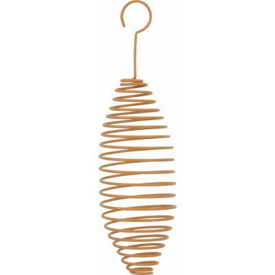 Zolux Krmítko venkovní Spiral na lojové koule 22 cm kov oranžová – Hledejceny.cz