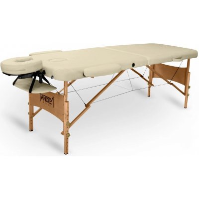 Tandem Basic-2 skládací masážní lehátko Barva: krémová 195*70 cm | 13,1 kg | 13 barev – Zboží Dáma