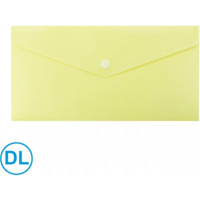 Spisové desky s drukem LUMA - DL / pastelová žlutá – Zboží Mobilmania