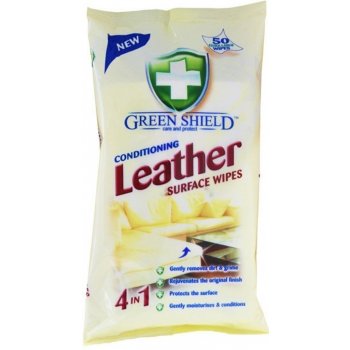 Green Shield Conditioning Leather vlhčené ubrousky na kůži 50 ks