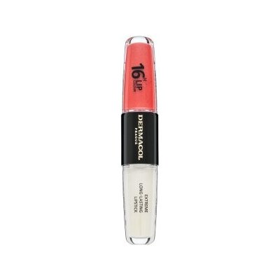 Dermacol 16H Lip Colour Extreme Long-Lasting Lipstick dlouhotrvající dvoufázová barva a lesk na rty No 37 8 ml – Hledejceny.cz