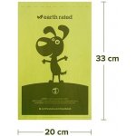Earth Rated Sáčky na psí exkrementy bez vůně 1 role x 300 sáčků – Zboží Dáma
