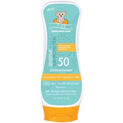 Australian Gold SPF50 Sensitive Kids Lotion 237 ml – Zboží Mobilmania