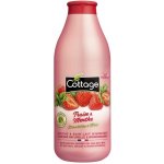 Cottage Moisturizing Shower Milk Strawberry & Mint sprchové mléko 97% přírodní 750 ml