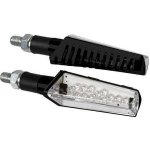 Lampa LED blinkry JABRA black, 12V, černé blinkry na motorku – Sleviste.cz