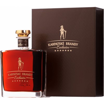 Karpatské Brandy Exclusive 40% 0,7 l (kazeta) – Hledejceny.cz