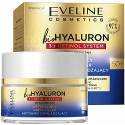 Eveline Cosmetics bio Hyaluron 3X Retinol 50+ den/noc 50 ml