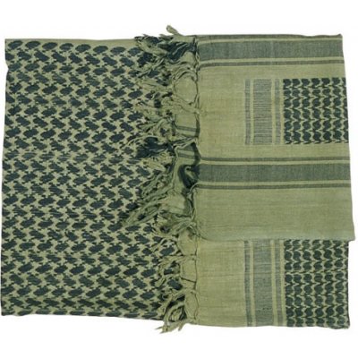 Šátek Web-tex Shemagh olivovo-černý – Hledejceny.cz