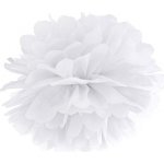 Pom Pom Papírový BÍLÝ 35cm – Zboží Dáma