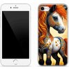 Pouzdro a kryt na mobilní telefon Apple mmCase na iPhone SE 2020 barevný poník