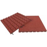 Playground System Pryžová deska 0,5 x 0,5 m síla 40 mm červená 1,5 m – Hledejceny.cz