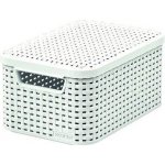 CURVER úložný box RATTAN S 29,1 x 19,8 x 14,2 cm bílý 03617-885 – Hledejceny.cz