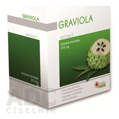 Graviola Annona muricata 60 kapslí