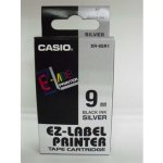 Tonery Náplně Páska Casio XR-9SR1 (Černý tisk/stříbrný podklad) (9mm) – Hledejceny.cz