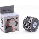 BB Tape černá s lebkami 5m x 5 cm