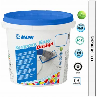 Mapei Kerapoxy Easy Design 3 kg stříbrná – Sleviste.cz