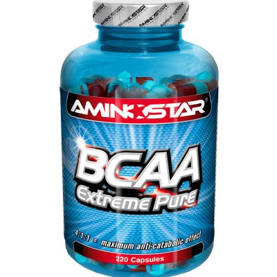 Aminostar BCAA Extreme Pure 220 kapslí – Zboží Mobilmania