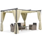 Garden Point La Palma se závěsy 3 x 4 m krémové GAP541 – Sleviste.cz