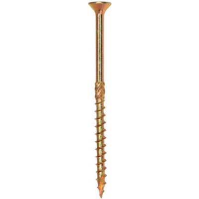 Konstrukční tesařský vrut 6x260mm TORX T30 Zn zápustná hlava, bal 100ks – Hledejceny.cz