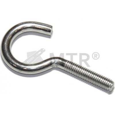 MTR Hák se závitem nerezový - nerez A2 Varianta: Hák se závitem nerezový M8x80mm nerez A2 – Zboží Mobilmania