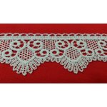 Krajka 5555/0010 5,3 cm bílá matná 5,3 cm – Zboží Dáma