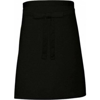 Link Kitchen Wear Pekařská lehčí zástěra délka pkolena 240 g/m Černá X997 – Hledejceny.cz