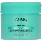 Anua PDRN 100 Hyaluronic Acid Glow Pad Rozjasňující polštářky s PDRN a kyselinou hyaluronovou 60 ks 180 ml – Zboží Dáma
