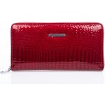 Jennifer Jones velká dámská kožená na zip 5247 2 červená – Zboží Dáma