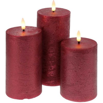 HOMESTYLING LED svíčka sada 3 ks KO-AX5441530 – Hledejceny.cz