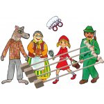 MARIONETINO ČERVENÁ KARKULKA LOUTKY 4 ks – Zboží Dáma