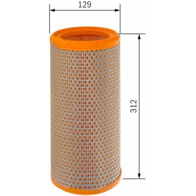 Vzduchový filtr BOSCH 1 457 433 231 – Hledejceny.cz