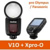 Blesk k fotoaparátům Godox V1O + Xpro-O pro MFT