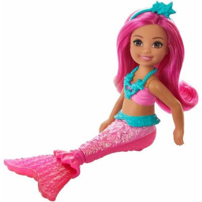 Barbie Chelsea mořská panna růžová