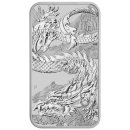 Perth Mint Stříbrná mince Dragon Rectangular 1 Oz