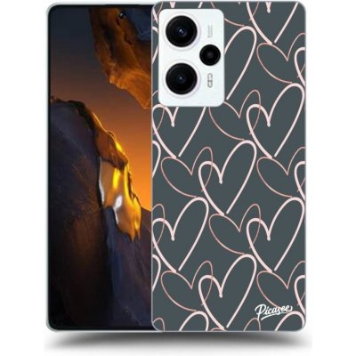 Pouzdro Picasee silikonové Xiaomi Poco F5 - Lots of love černé