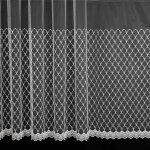 Mantis tylová záclona 534/601, vyšívané ornamenty, s bordurou, bílá, výška 120cm ( v metráži) – Hledejceny.cz