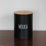 Bydlení M.S. Plechová dóza na mouku Black 17,5 x 13 13 – Sleviste.cz