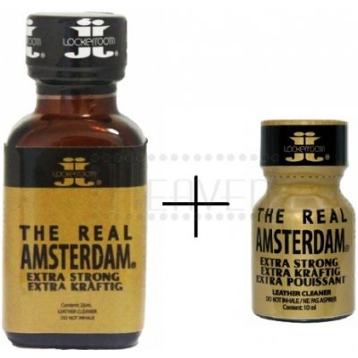 Poppers Real Amsterdam Extra Strong set 25 +10 ml