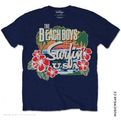 Beach Boys tričko Surfin' USA Tropical