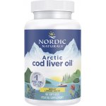Nordic Naturals Arctic Cod Liver Oil, Olej z tresčích jater, Citrón, 90 softgelových kapslí – Hledejceny.cz